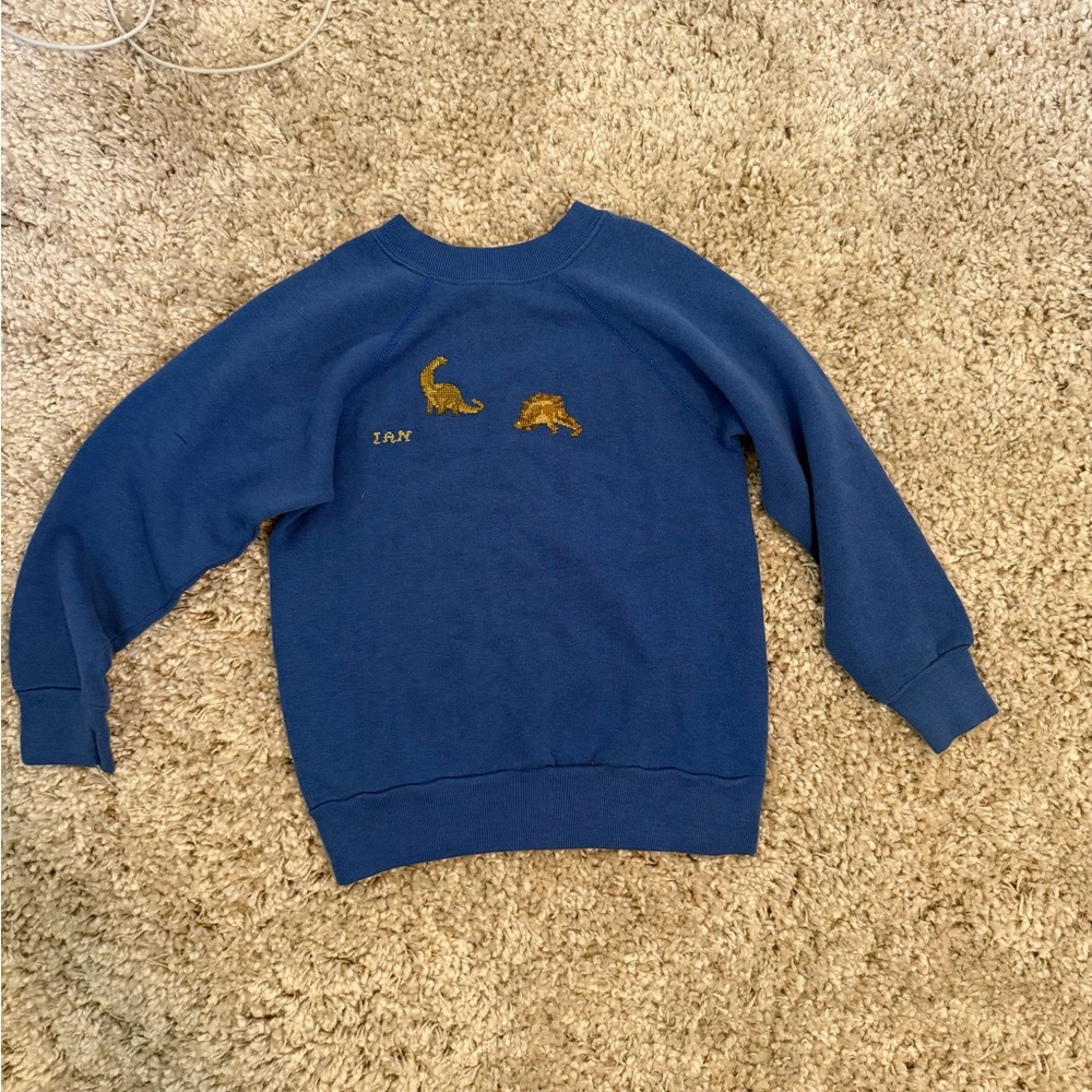 Vintage Dino Embroidery for all the Ian’s out there!